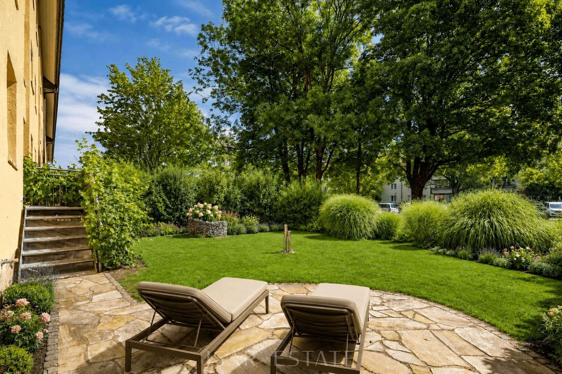 Garten KI Visualisiert